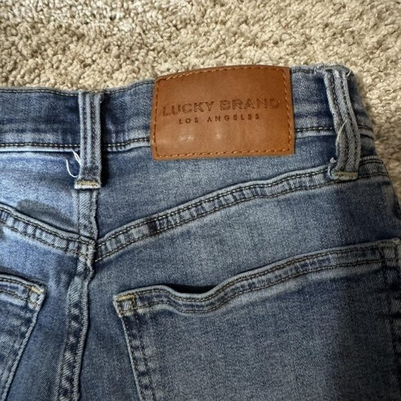 Lucky Brand Jeans Womens 26 Ankle Blue High Rise Bridgette Skinny Button Fly - Picture 11 of 14